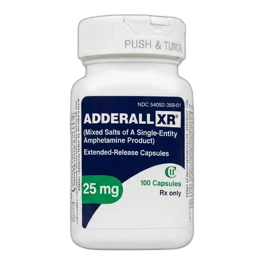 Adderall XR 25mg Main Image Adderall XR 25mg Main Image